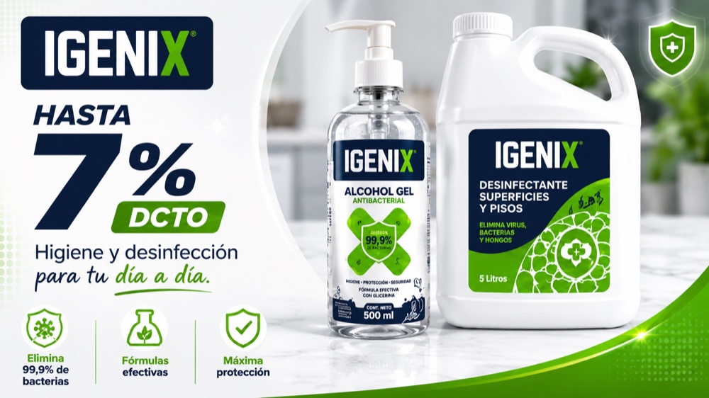 Igenix — hasta 7% de descuento