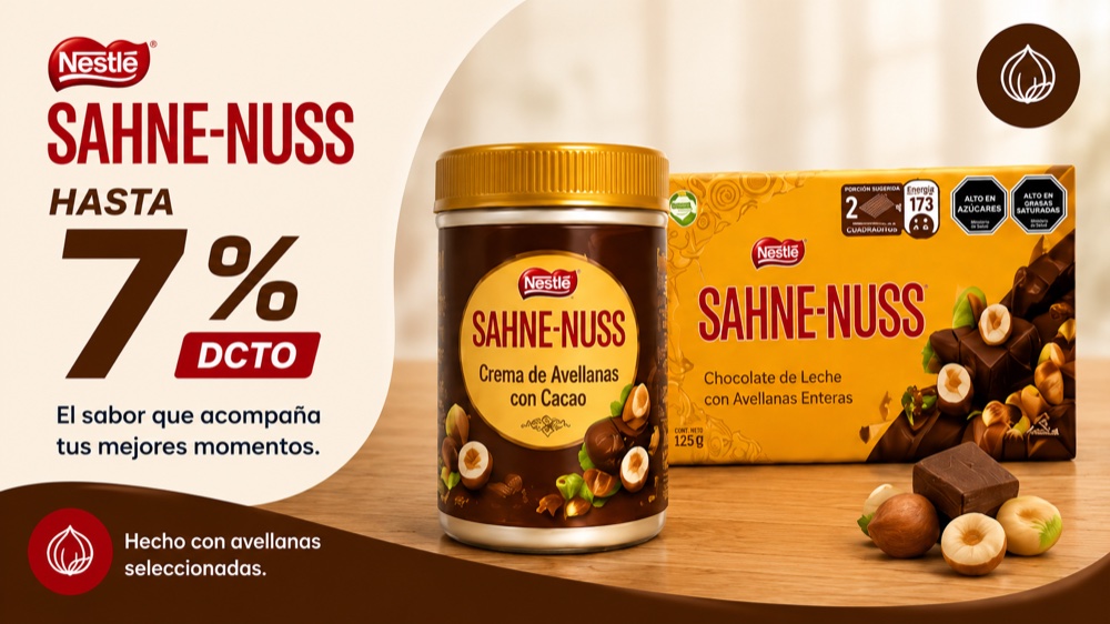Sahne-Nuss — hasta 7% de descuento