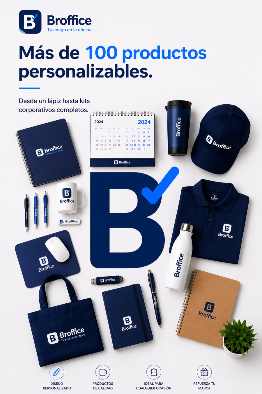 Merchandising Corporativo Completo — +100 productos personalizables